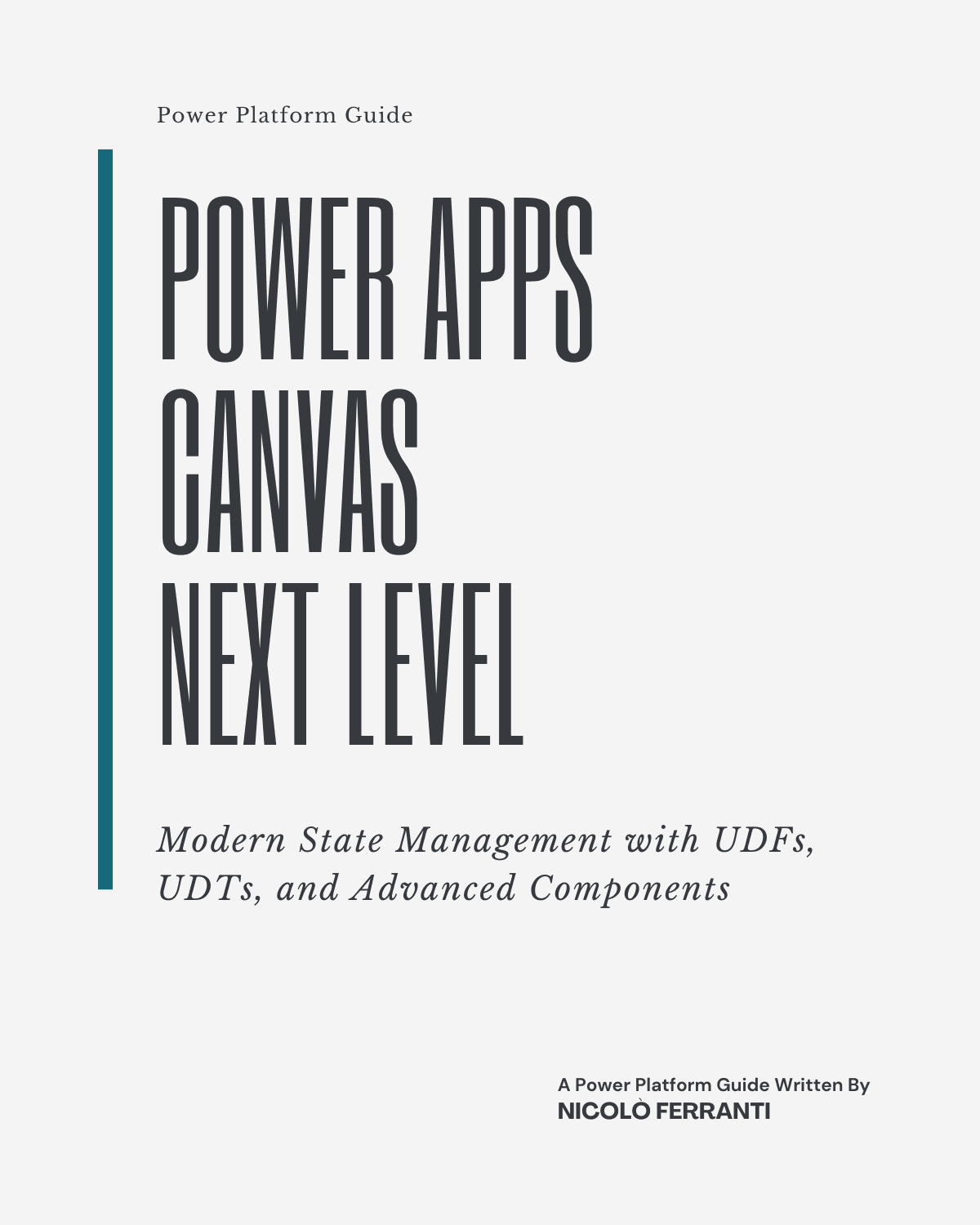 Power Apps Canvas Next Level guide cover